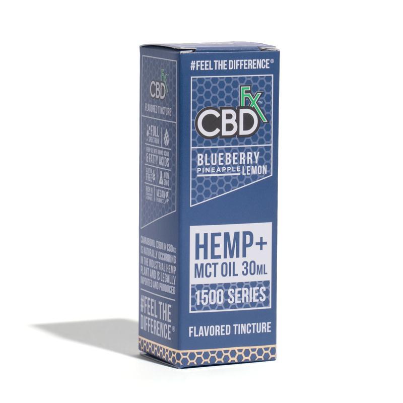 CBDfx Hemp + MCT Oil - Blueberry Pineapple Lemon - Image 10