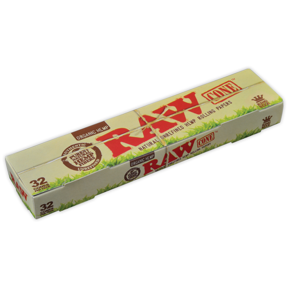 RAW Organic Hemp King Size Cones (3-Pack) - Image 2