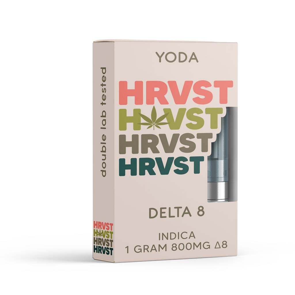 HRVST Delta 8 Cartridge - Yoda (Indica) - Image 2