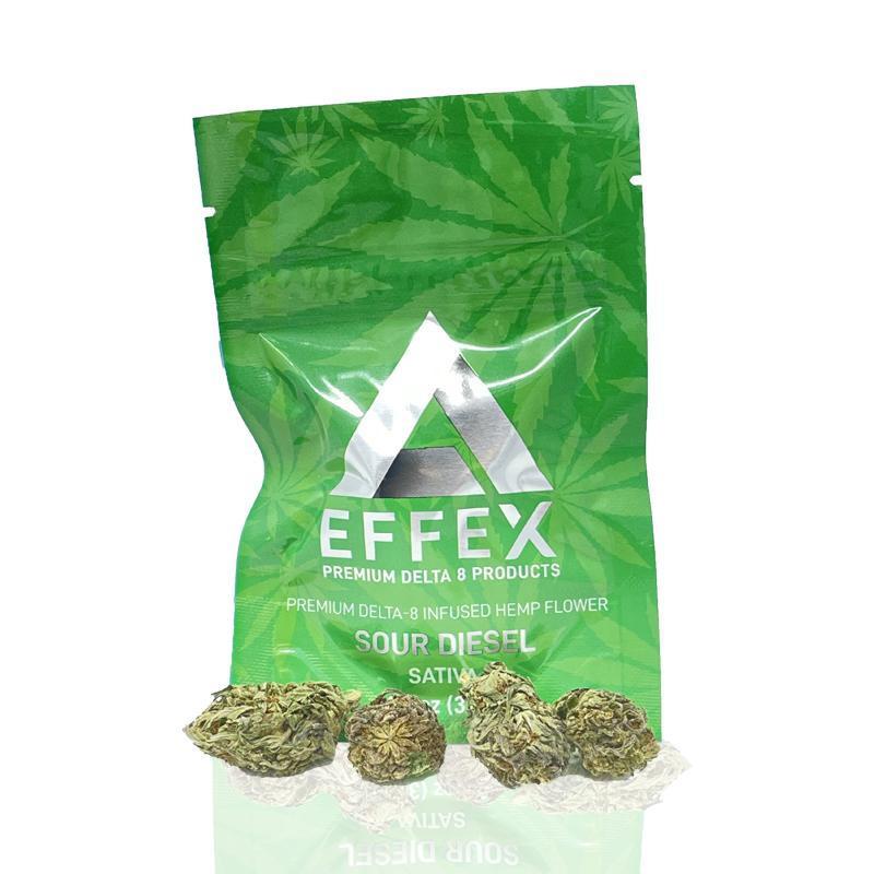 Delta Effex Delta 8 THC Flower - 1/4oz Sour Diesel (Sativa)