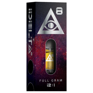 iDELTA8 Silver Cartridge - White Recluse (Hybrid) 2:1 CBD + Delta 8