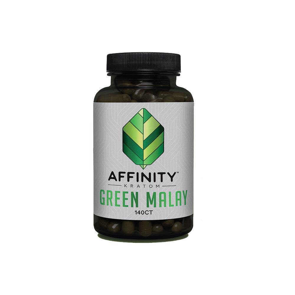 Affinity Kratom - Green Malay 140 Ct Capsules