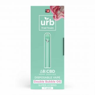 Urb Finest Delta 8 Disposable - Double Bubble OG (Hybrid) (*****)