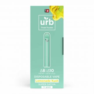 Urb Finest Delta 8 Disposable - Lemonade Kush (Sativa)