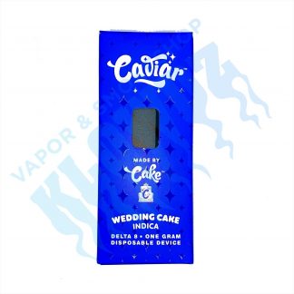 Caviar by Cake Delta 8 Disposable Vape - Wedding Cake (Indica)