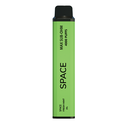 Space Bar Vape Space Bar Horizon  Smart Warehouse Inc Space Max 4000  Disposable 5% Fresh Mint KLOWDZ Vapor & Smokeshop
