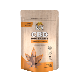 Koi CBD Dog Treats Joint Support – Pumpkin Spice & Cinnamon (30 Count)