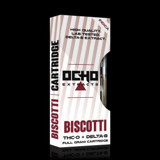 Ocho Extracts Cartridge - Biscotti (THC-O + Delta 8 Indica) (.)