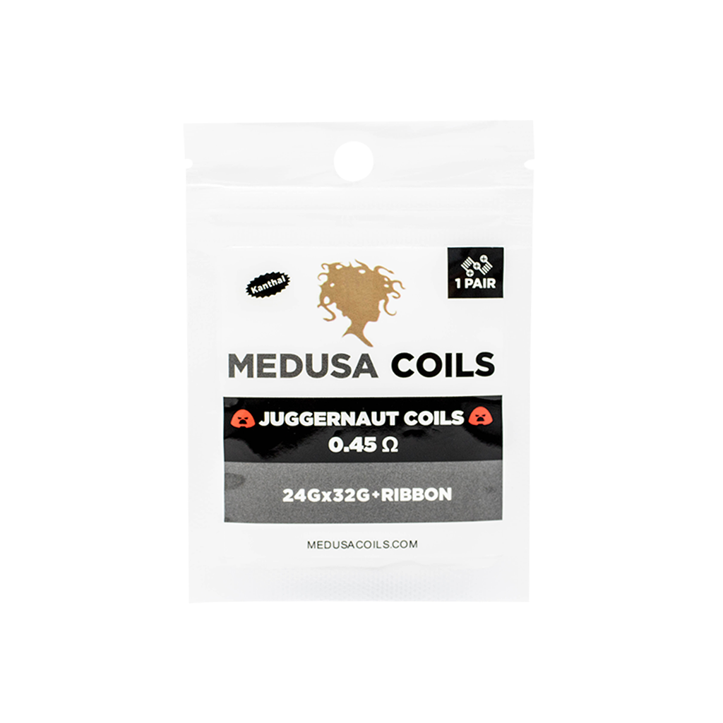 Medusa Pre-Built Coils  Juggernaut 0.45  KLOWDZ Vapor & Smokeshop