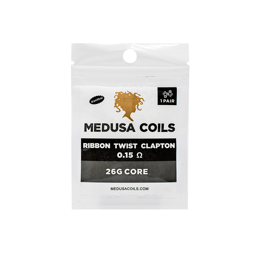 Medusa Pre-Built Coils - Ribbon Twist 0.15Ω