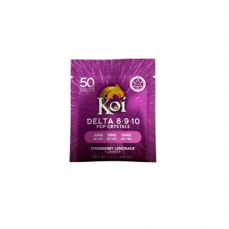Koi Delta 8-9-10 Pop Crystals - Strawberry Lemonade (50mg Total)