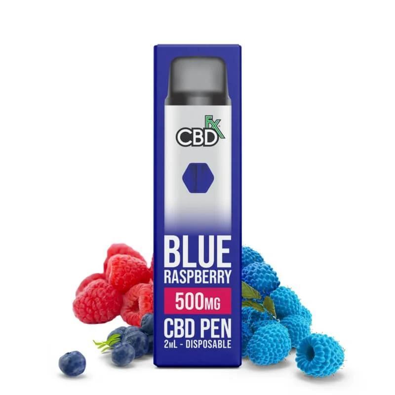 CBDfx 500mg Vape Pen - Blue Raspberry