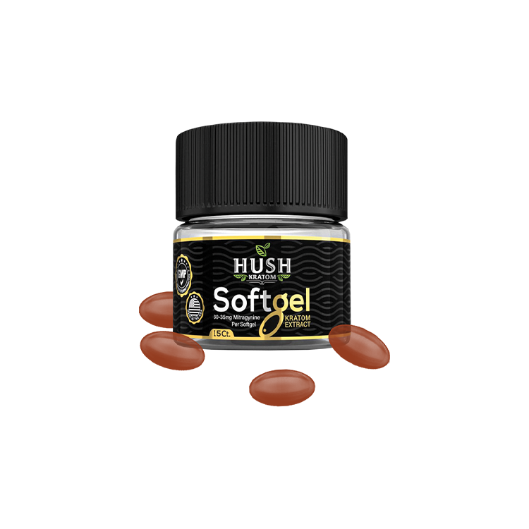 Hush Kratom - Softgel 15mg (15 Count)