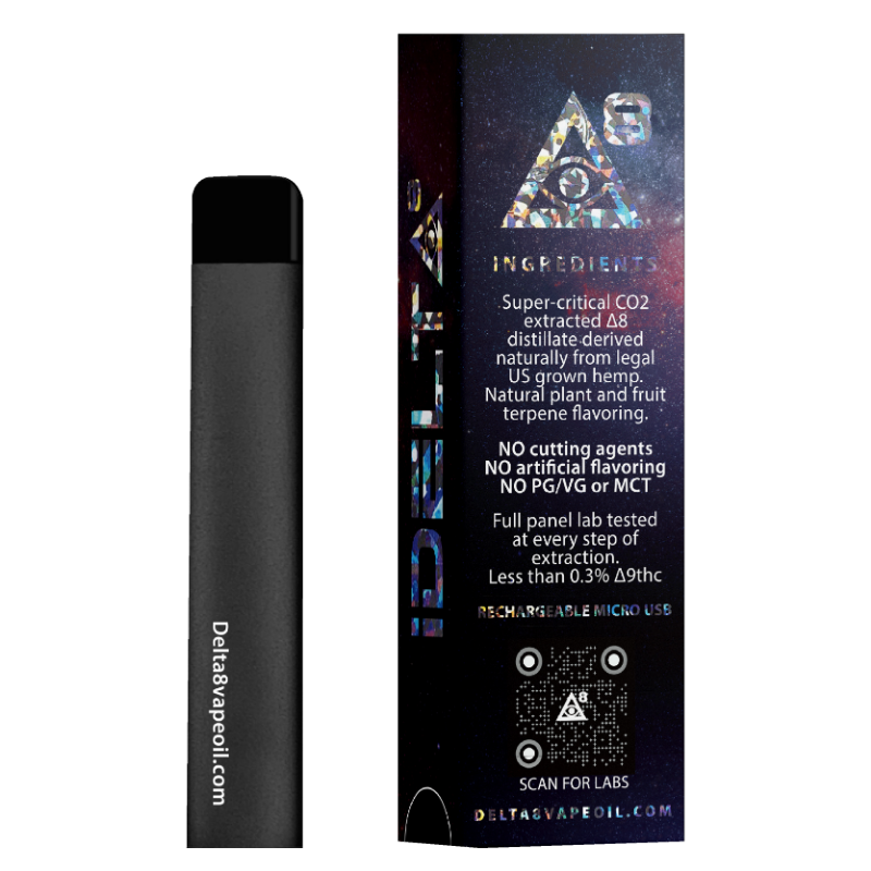 iDELTA8 Diamond 2g Disposable - Blackberry Kush (Indica) (-) - Image 2