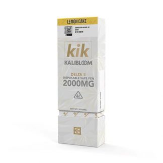 Kalibloom KIK Delta 8 2000mg Vape Pen - Lemon Cake (Sativa)