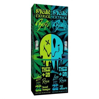Sugar Extrax Best Buds Disposable - Headbanger X OG Shark (Hybrid) THCO + D9 (.)
