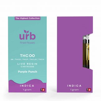 URB THC Infinity Cartridge - Purple Punch (Indica) (.)