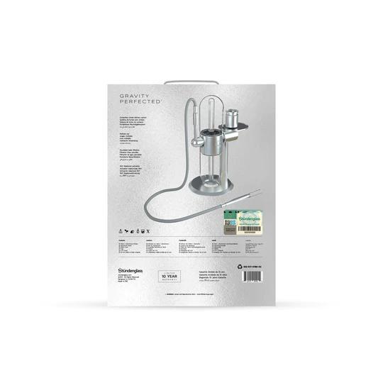 Stundenglass Gravity Hookah LE Polished Silver - Image 3