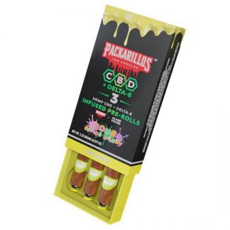Packarillos Delta-8 Infused Pre-Rolls - Sour Space Candy (3-Pack)