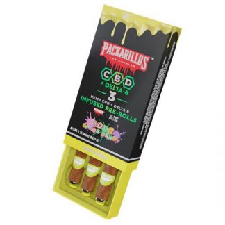 Packarillos Delta-8 Infused Pre-Rolls - Sour Space Candy (3-Pack) (*)