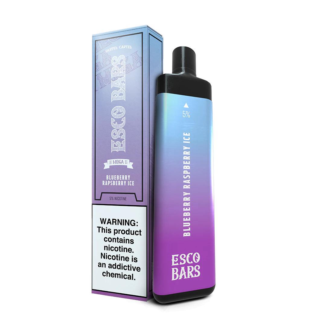 Esco Bars Mega 5000 Disposable Blueberry Raspberry Ice KLOWDZ Vapor