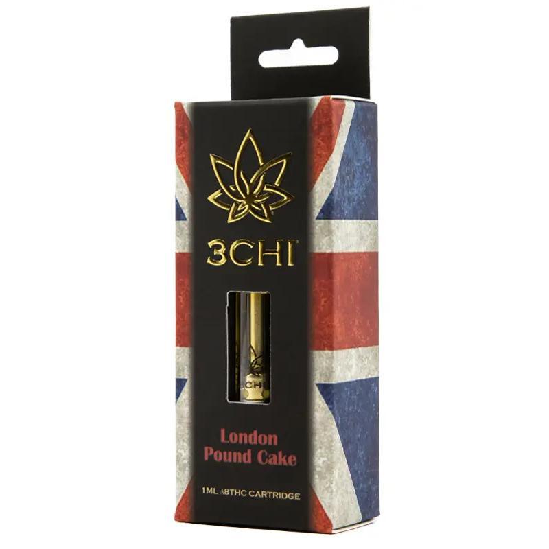 3Chi Delta 8 Cartridge - London Pound Cake (CDT / Indica Hybrid) (-)