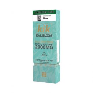 Kalibloom KIK Full Spectrum 2000mg Vape Pen - Strawberry Rosin (Sativa)