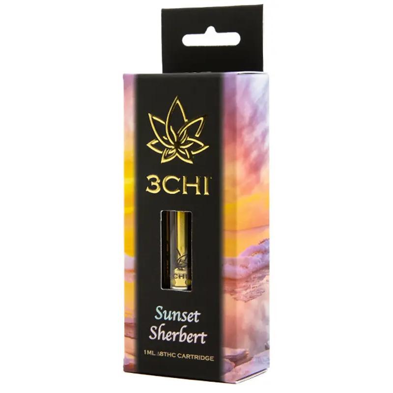 3Chi Delta 8 Cartridge - Sunset Sherbert (CDT / Indica)