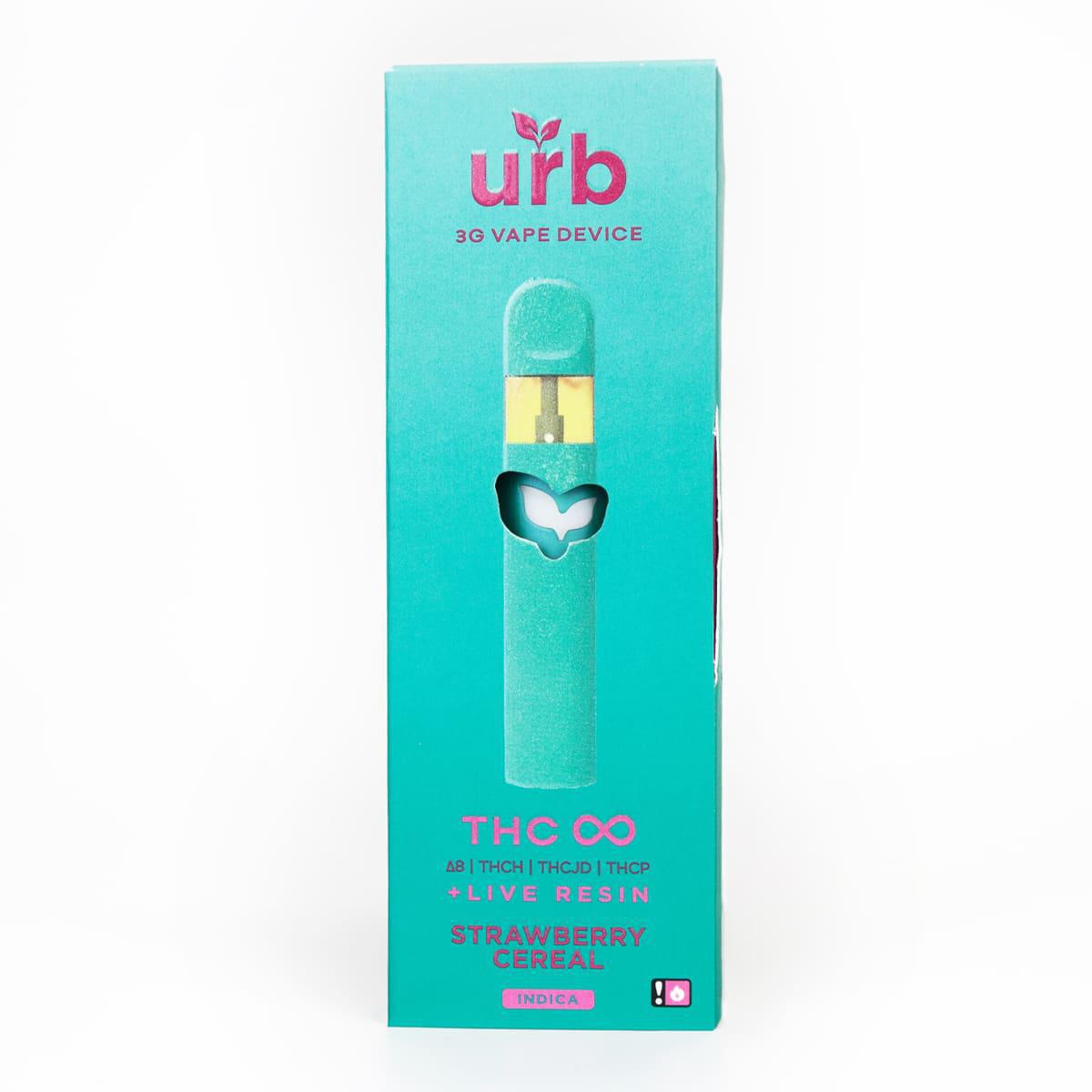 URB THC Infinity 3g Disposable Strawberry Cereal (Indica) (.) KLOWDZ Vapor & Smokeshop URB THC Infinity 3g Disposable Strawberry Cereal (Indica) (.) KLOWDZ Vapor & Smokeshop
