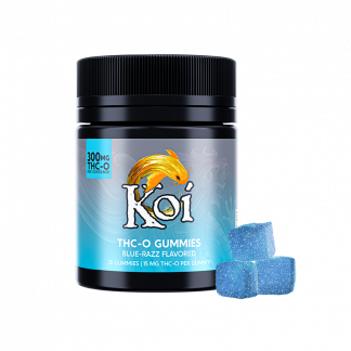 Koi THC-O Gummies - Blue Razz (300mg) (.)