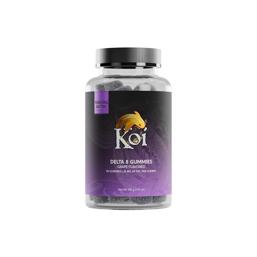 Koi Delta 8 Gummies - Grape (1500mg)