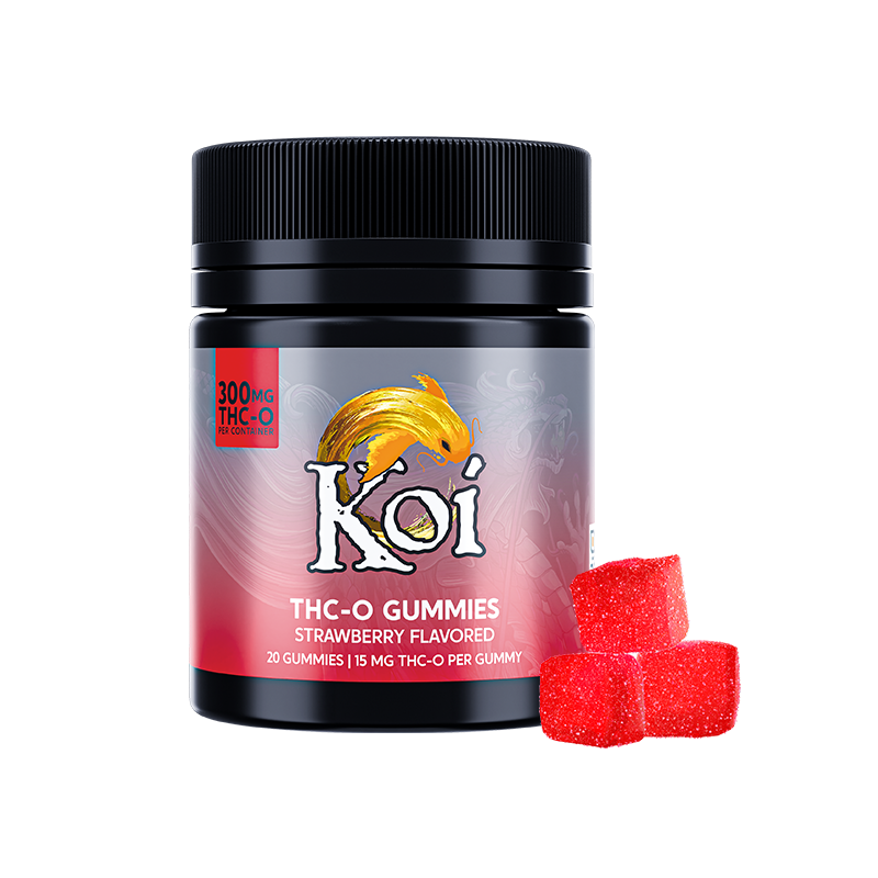 Koi THC-O Gummies - Strawberry (500mg) (.)