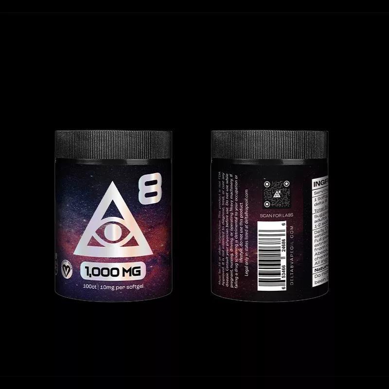 iDELTA8 ∆8 Premium Softgel Capsules 1000mg