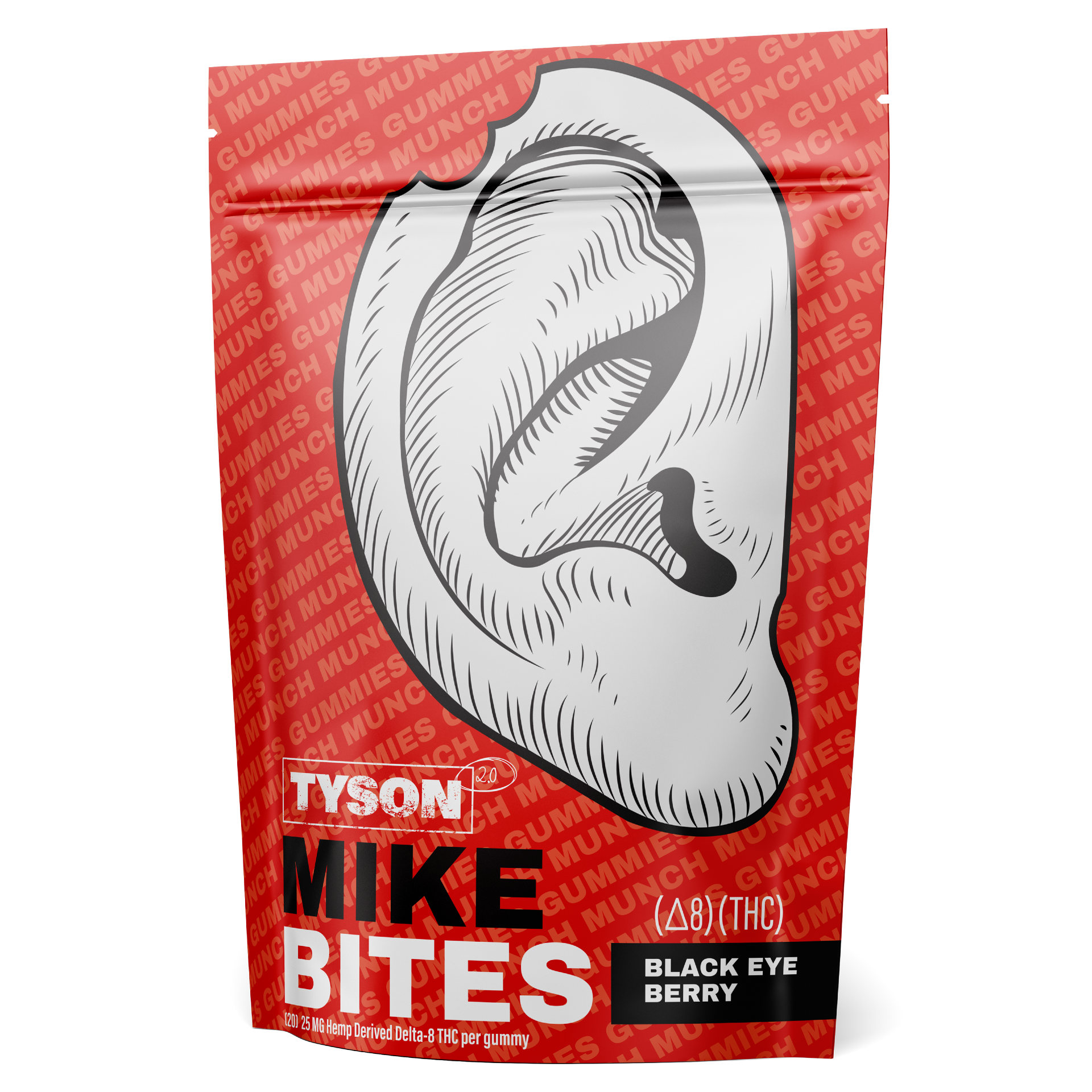Tyson 2.0 Mike Bites Gummies - Black Eye Berry (20 Count)
