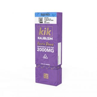 Kalibloom KIK Exotic Blend 2000mg - Blue Milk (Indica) Vape Pen (.)