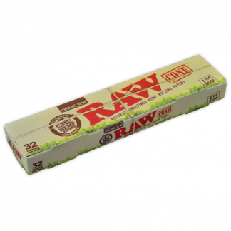 Raw Organic Hemp 1¼ Size Cones (32-Pack)