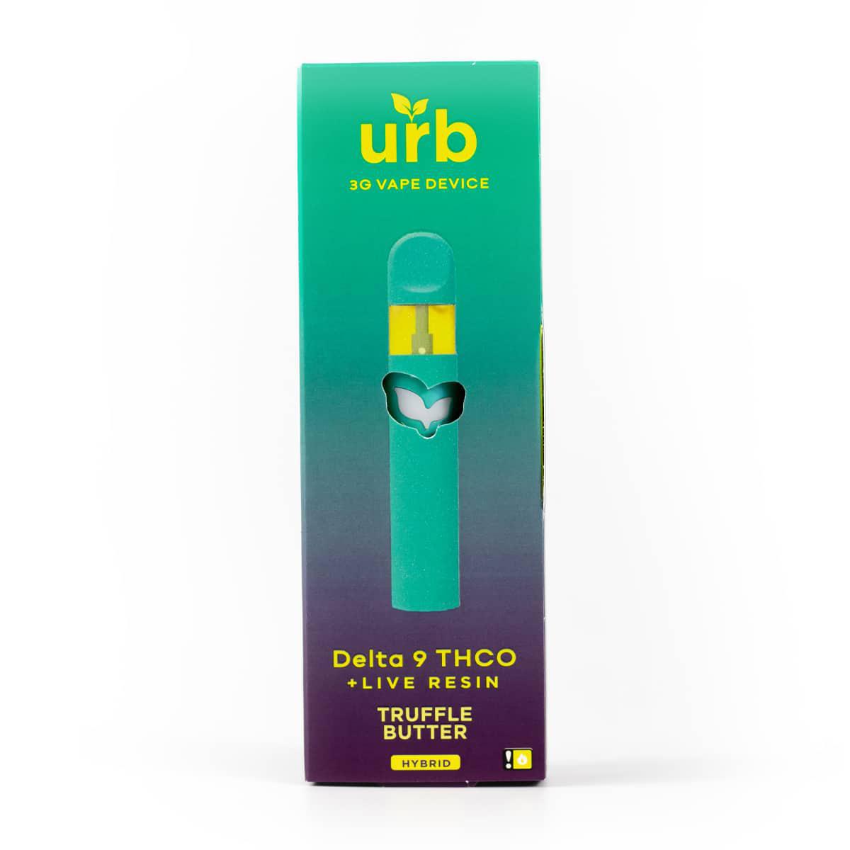 URB Delta 9 THCO 3g Disposable  Truffle Butter (.)  KLOWDZ Vapor &  Smokeshop