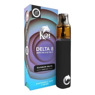 Koi Delta 8 + THC-O + THC-P 2g Disposable - Rainbow Belts (Indica) (.)