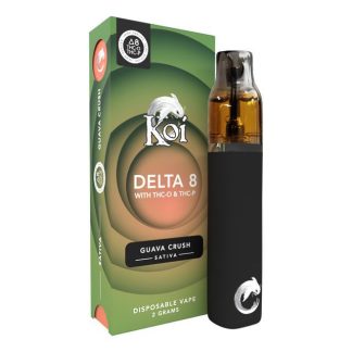 Koi Delta 8 + THC-O + THC-P 2g Disposable - Guava Crush (Sativa) (.)