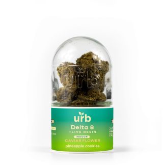 URB Delta 8 Live Resin Caviar Flower – Pineapple Cookies (*)