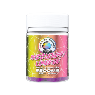 Galaxy Treats 2500mg Gummies - Razzleberry Limeade