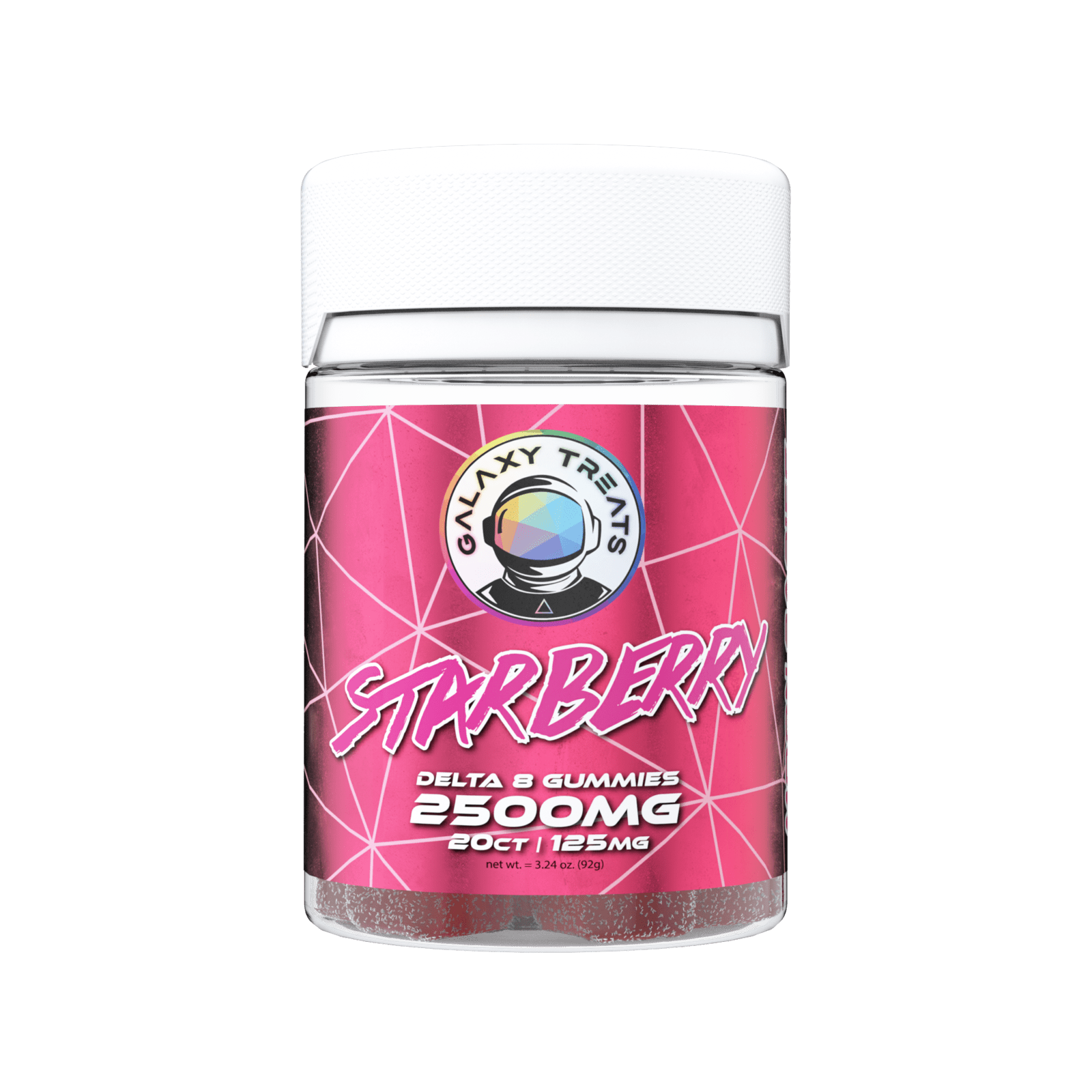 Galaxy Treats 2500mg Gummies - Starberry