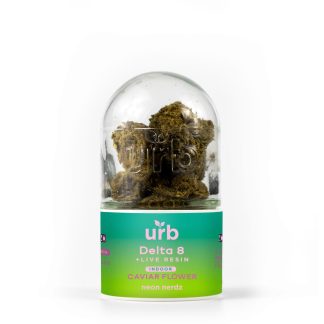 URB Delta 8 Live Resin Caviar Flower – Neon Nerdz (*)