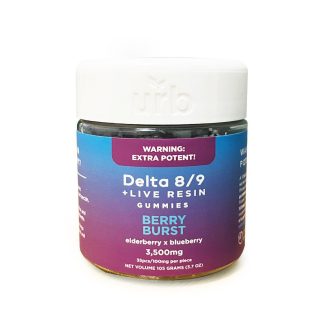 URB 3500mg Delta 8/9 Gummies - Berry Burst