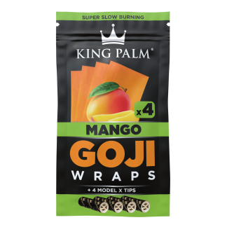 King Palm Exotic Goji Wraps - Mango (4-Pack)