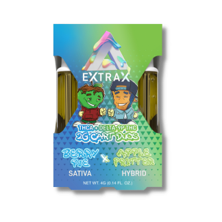 Delta Extrax Adios Cartridges - Berry Pie (Sativa) x Apple Fritter (Hybrid)