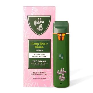 Hidden Hills Night Night 2g Disposable - Limey Znow Cones (Sativa)