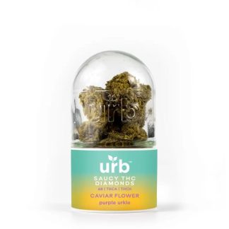 URB Saucy THC Diamonds Caviar Flower – Purple Urkle (*)