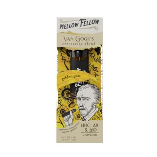 Mellow Fellow 2g Disposable VGCB - Golden Goat (Sativa / Van Gogh's Creativity Blend)