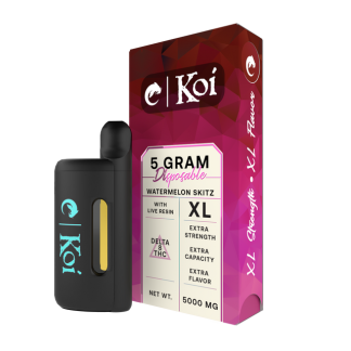 Koi Delta 8 Disposable Live Resin 5g XL - Watermelon Skitz (Hybrid)